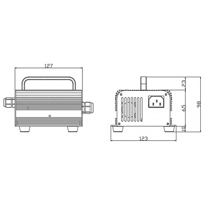 EFFIC Chargers 12V 15A, CHB12V15А-220 300W-B - высокочастотное зарядное устройство