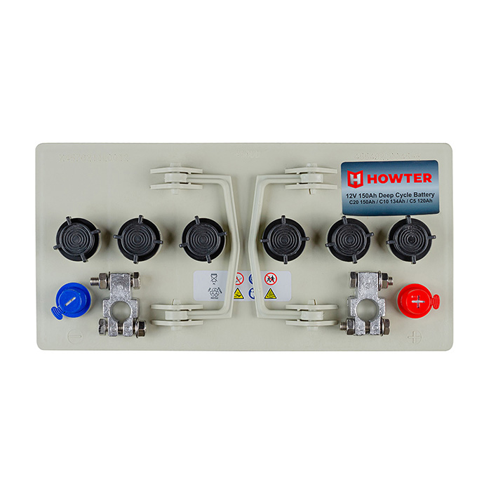 Тяговая аккумуляторная батарея HOWTER FFP 12 150 (12V / 150 Ah C20) — изображение 3