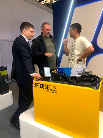 аккумуляторы Liftcube литиевые аккумуляторы Liftcube для вилочного погрузчика
