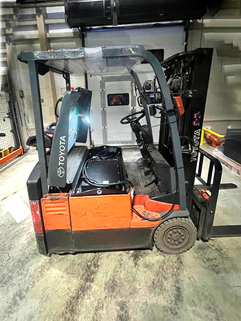 t02 Тяговый аккумулятор 48V 420Ah на вилочном погрузчике Toyota 7FBE15